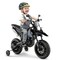 Metal 12V Kids Motorcycle with Dual Motors, Music and Training Wheels